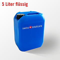 Flüssiges Desinfektionsmittel (Swiss Made) im 5 Liter Kanister. Geeignet für Desinfektionsdispenser oder Abfüllflaschen.