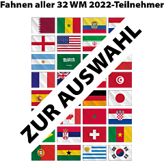 Länderfahne 90 x 150 cm (WM 2022)