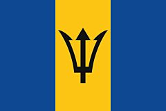 Barbados Länderfahnen