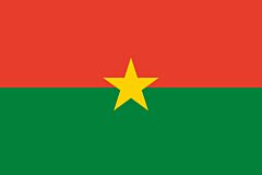 Burkina Faso Länderfahnen