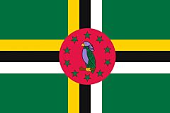 Dominica Länderfahnen