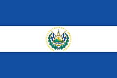 El Salvador Länderfahnen
