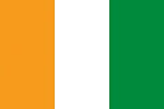 Elfenbeinküste Länderfahnen