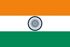 Indien Länderfahnen