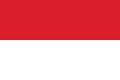Indonesien Länderfahnen