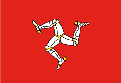 Isle of Man Länderfahne