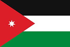 Jordan Länderfahnen