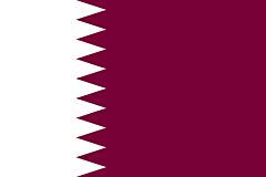 Katar Länderfahnen