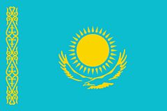 Kazakhstan Länderfahnen