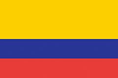 Kolumbien Länderfahnen