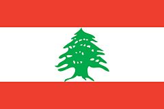 Lebanon Länderfahnen