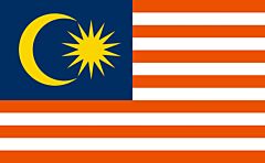 Malaysia Länderfahnen