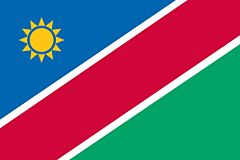 Namibia Länderfahnen