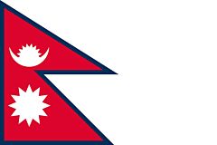 Nepal Länderfahnen