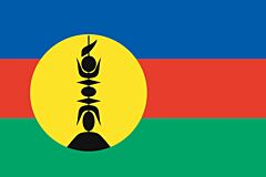 Neukaledonien Länderfahnen