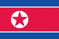 Nordkorea Länderfahnen
