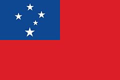 Samoa Länderfahnen