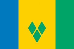 St. Vincent und Grenadines Länderfahnen