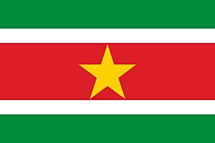 Surinam Länderfahnen