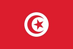 Tunesien Länderfahnen