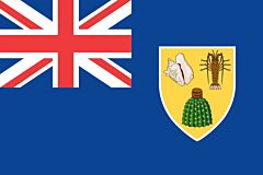 Turks- und Caicosinseln Länderfahnen