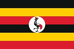 Uganda Länderfahnen
