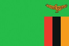 Zambia Länderfahnen