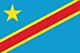 Demokratische Republik Kongo Länderfahnen