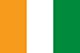 Elfenbeinküste Länderfahnen