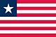 Liberia Länderfahnen