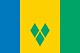 St. Vincent und Grenadines Länderfahnen