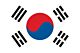 Südkorea Länderfahnen